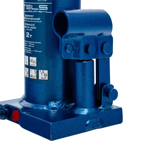 Домкрат гидравлический бутылочный телескопический, 2 т, H подъема 170-380 мм Stels по ценам производителя в Москве с доставкой по всей России