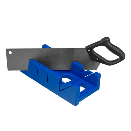 Стусло пластиковое, синее, 4 угла для запила, пила 350 мм Сибртех по ценам производителя в Москве с доставкой по всей России