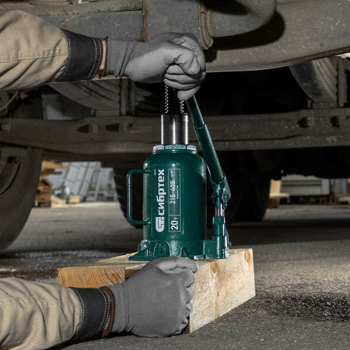 Домкрат гидравлический бутылочный, 20 т, 215-405 мм Сибртех по ценам производителя в Москве с доставкой по всей России