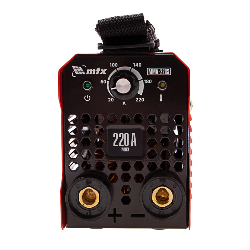 Инверторный аппарат дуговой сварки MMA-220S, 220 А, ПВ60%, диаметр электрода 1,6-5 мм MTX по ценам производителя в Москве с доставкой по всей России