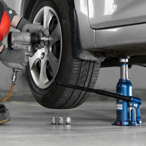 Домкрат гидравлический бутылочный, 6 т, h подъема 207-404 мм, в пластиковом кейсе Stels по ценам производителя в Москве с доставкой по всей России