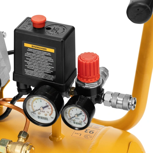 Компрессор воздушный, прямой привод DC1500/50, 1.5 кВт, 50 литров, 220 л/мин Denzel по ценам производителя в Москве с доставкой по всей России