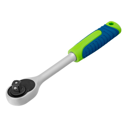 Ключ-трещотка 1/2", 45 зубьев, с быстрым сбросом, матовый хром Сибртех по ценам производителя в Москве с доставкой по всей России