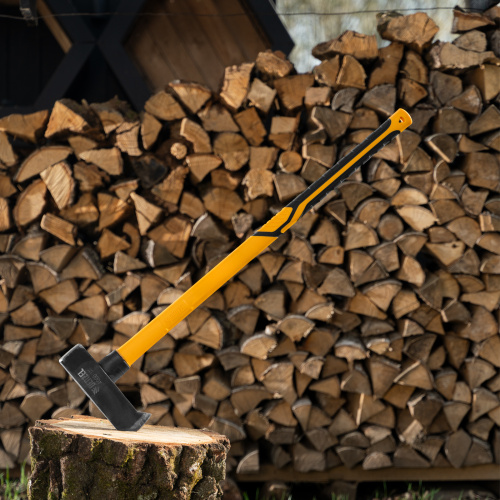 Колун-кувалда 4000 г, кованая, фибергласовая  рукоятка c TPR покрытием, 880 мм Denzel по ценам производителя в Москве с доставкой по всей России