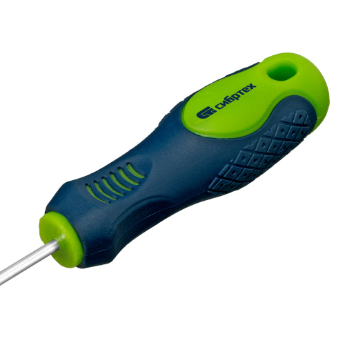 Отвертка, PH0 х 80 мм, CrV, двухкомпонентная рукоятка Сибртех по ценам производителя в Москве с доставкой по всей России