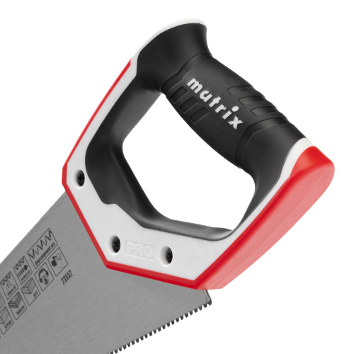 Ножовка по дереву для точных пильных работ, 350 мм, каленый зуб 3D, 14 TPI, трехкомпонентная рукоятка, Pro Matrix по ценам производителя в Москве с доставкой по всей России