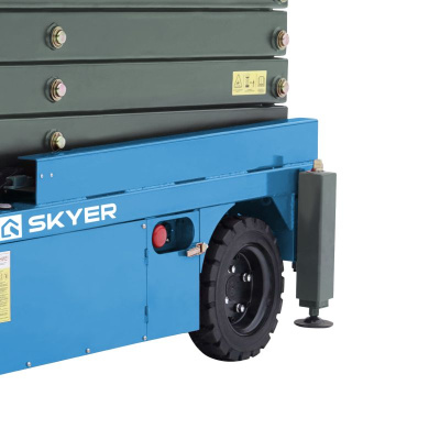 Подъемник самоходный электрический ножничный ведомый SKYER SPF1105 по ценам производителя в Москве с доставкой по всей России