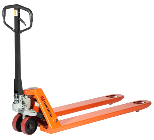 Гидравлическая тележка (рокла) ACR, 2,5 т, Вилы: 1150 Х 550, СибТаль, полиуретановые колеса по ценам производителя в Москве с доставкой по всей России