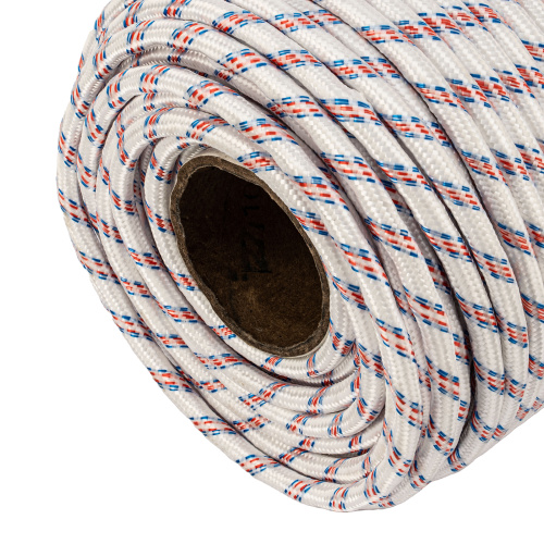 Фал плетеный полипропиленовый с сердечником, 12 мм, L 100 м, 24-прядный, Сибртех по ценам производителя в Москве с доставкой по всей России