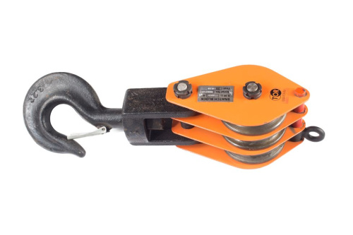 Блок монтажный трехрольный с крюком TOR 3,2 т по ценам производителя в Москве с доставкой по всей России
