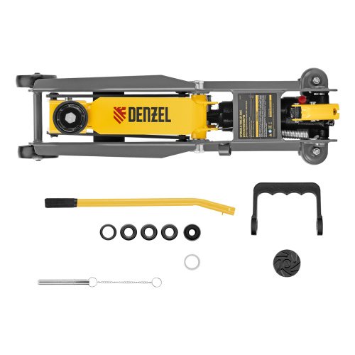 Домкрат гидравлический подкатной с фиксатором, 3 т, 190-532 мм, SUV/ Denzel по ценам производителя в Москве с доставкой по всей России