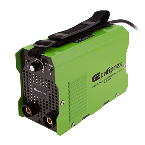 Инверторный аппарат дуговой сварки ИДС-250K, 250 А, ПВ 80%, диаметр электрода 1,6-5 мм Сибртех по ценам производителя в Москве с доставкой по всей России