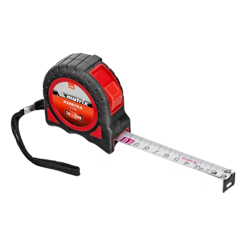 Рулетка Strong,5 м х 19 мм,обрезиненный корпус Matrix по ценам производителя в Москве с доставкой по всей России