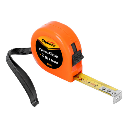 Рулетка Classic,3 м х 16 мм,пластиковый корпус Sparta по ценам производителя в Москве с доставкой по всей России