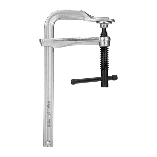 Струбцина F-образная, 80x150мм, кованая Denzel по ценам производителя в Москве с доставкой по всей России