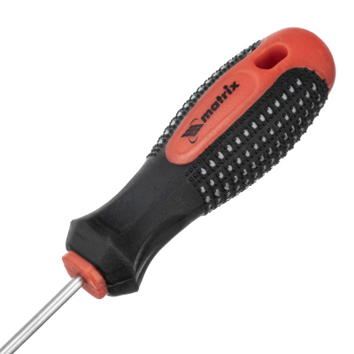 Отвертка Fusion, SL3 х 100 мм, CrV, трехкомпонентная рукоятка "Anti slip" Matrix по ценам производителя в Москве с доставкой по всей России