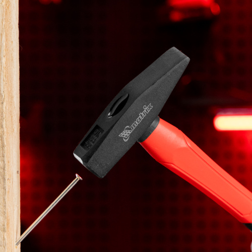 Молоток слесарный optimal, 400 г, фибергласовая обрезиненная рукоятка, квадратный боек Matrix по ценам производителя в Москве с доставкой по всей России