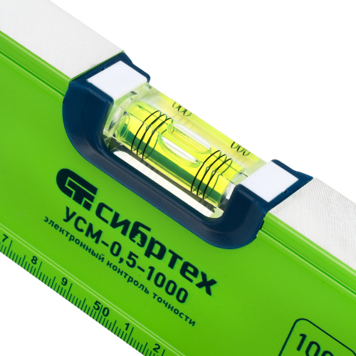 Уровень алюминиевый УСМ-0,5-1000, фрезерованный, 3 глазка, магнитный, рукоятки, 1000 мм Сибртех по ценам производителя в Москве с доставкой по всей России