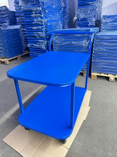 Тележка платформенная TOR ТП-2Я (600х900) 2х-ярусная (125мм) по ценам производителя в Москве с доставкой по всей России