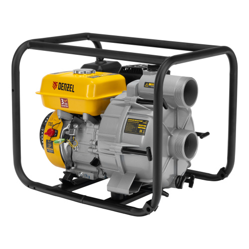 Мотопомпа бензиновая для грязной воды PX-80D7, 7 л.с., 3", 1300 л/мин, глуб 8 м,напор 30 м Denzel по ценам производителя в Москве с доставкой по всей России