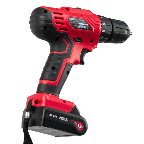 Дрель-шуруповерт аккумуляторная MCDL-12-02, Li-Ion, 12 В, 2 акк. MTX по ценам производителя в Москве с доставкой по всей России