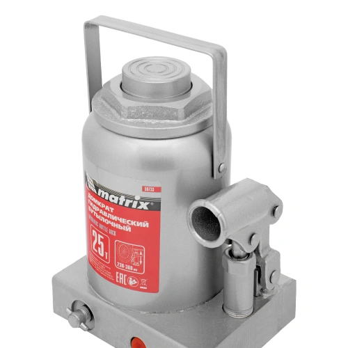 Домкрат гидравлический бутылочный, 25 т, высота подъема 230-360 мм Matrix по ценам производителя в Москве с доставкой по всей России