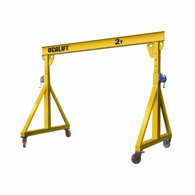 Мини-кран козловой c регулируемой высотой МПУ 2т (3,5-5)х3 метров