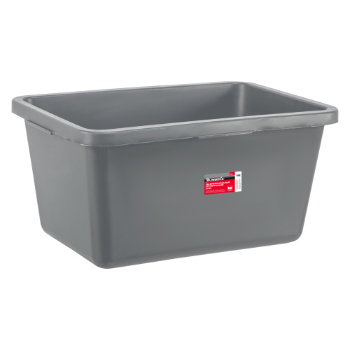 Таз прямоугольный строительный усиленный, 45 л Matrix по ценам производителя в Москве с доставкой по всей России