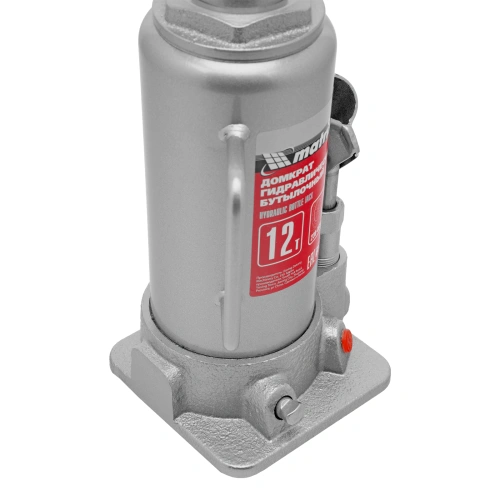 Домкрат гидравлический бутылочный, 12 т, высота подъема 230-465 мм Matrix по ценам производителя в Москве с доставкой по всей России