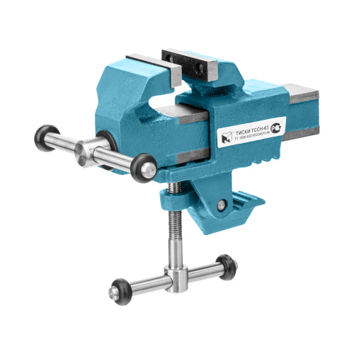 Тиски слесарные, 63 мм, крепление для стола, винтовой зажим (Глазов) по ценам производителя в Москве с доставкой по всей России
