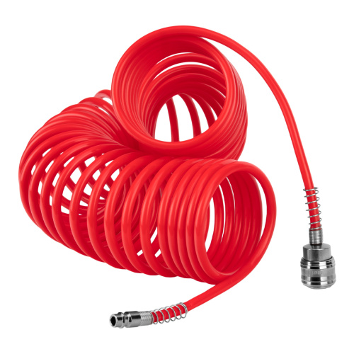 Шланг спиральный воздушный, 10 м, с быстросъемными соединениями Matrix по ценам производителя в Москве с доставкой по всей России