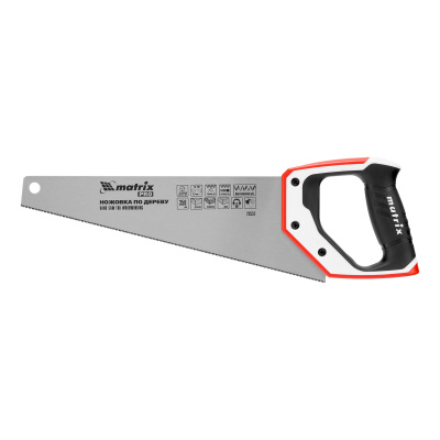 Ножовка по дереву для точных пильных работ, 350 мм, каленый зуб 3D, 14 TPI, трехкомпонентная рукоятка, Pro Matrix по ценам производителя в Москве с доставкой по всей России