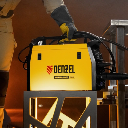 Аппарат инвертор. полуавтомат. сварки MultiMIG-200DP Synergy Double Pulse, 200 А, ПВ 80% Denzel по ценам производителя в Москве с доставкой по всей России