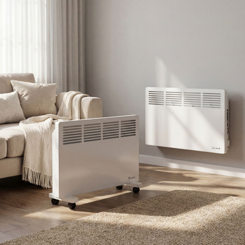 Конвектор электрический КМ-1500.2, 230 В, 1500 Вт, X-образный нагреватель, колеса, термостат MTX по ценам производителя в Москве с доставкой по всей России