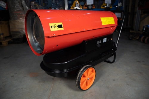 Пушка тепловая дизельная прямого нагрева 110 кВт TOR BJD-110 по ценам производителя в Москве с доставкой по всей России