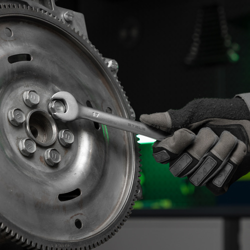 Набор ключей комбинированных 6-19 мм, 8 шт., CrV, матовый хром Stels по ценам производителя в Москве с доставкой по всей России