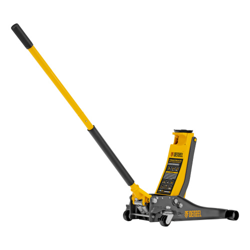 Домкрат гидравлический подкатной, 3 т, 75-500 мм, быстрый подъем, низкий подхват, проф. Denzel по ценам производителя в Москве с доставкой по всей России