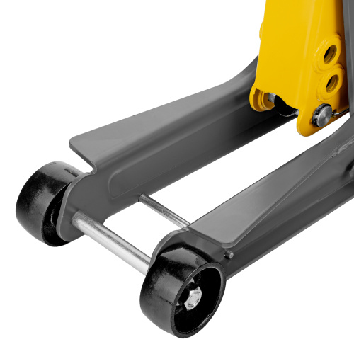 Домкрат гидравлический подкатной с фиксатором, 2,5 т,  85-385 мм, в пласт. кейсе Denzel по ценам производителя в Москве с доставкой по всей России