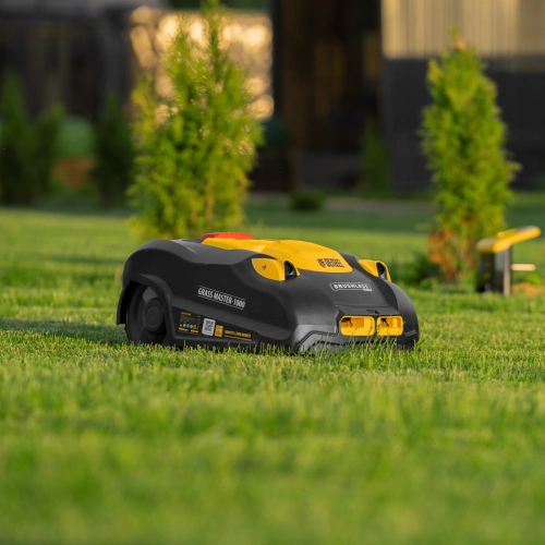 Робот-газонокосилка Grass Master 1000  1000м², 3Ач, 28V, LCD дисплей, Wi-Fi Denzel по ценам производителя в Москве с доставкой по всей России