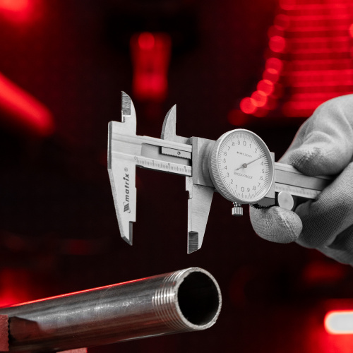 Штангенциркуль, 150 мм, стрелочный Matrix по ценам производителя в Москве с доставкой по всей России