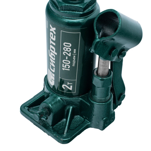 Домкрат гидравлический бутылочный, 2 т, 150-280 мм Сибртех по ценам производителя в Москве с доставкой по всей России