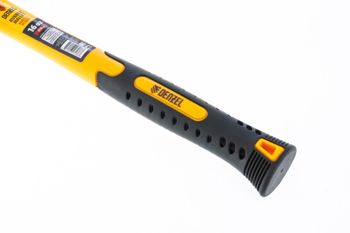 Киянка резиновая, 16 oz, белая резина, фибергласовая рукоятка Denzel по ценам производителя в Москве с доставкой по всей России