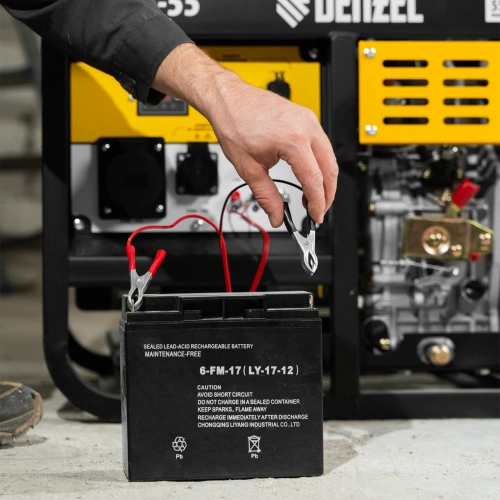 Генератор дизельный DES-55, 5,5 кВт, 230 В, 11 л, ручной стартер Denzel по ценам производителя в Москве с доставкой по всей России