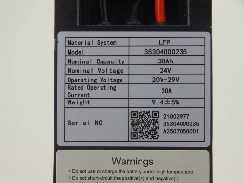 Аккумулятор литий-ионный (Li-ion) 24В/30Ач 520х85х195 для тележек CBD15W-II Li-ion по ценам производителя в Москве с доставкой по всей России