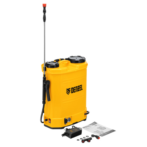 Опрыскиватель ранцевый аккумуляторный D-16LA, 16 л, 12 В, 8 Ач Denzel по ценам производителя в Москве с доставкой по всей России