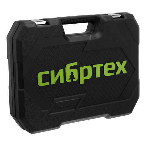 Набор инструментов, 1/2", 1/4", пластиковый кейс 89 предметов Сибртех по ценам производителя в Москве с доставкой по всей России