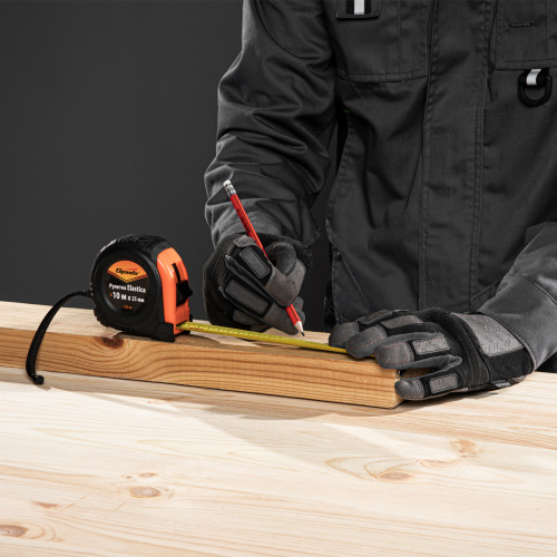 Рулетка Elastica,10 м х 25 мм,обрезиненный корпус Sparta по ценам производителя в Москве с доставкой по всей России