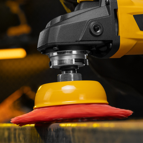 Щетка для УШМ, 100 мм, Чашка, нейлоновая щетина, М14 Denzel по ценам производителя в Москве с доставкой по всей России