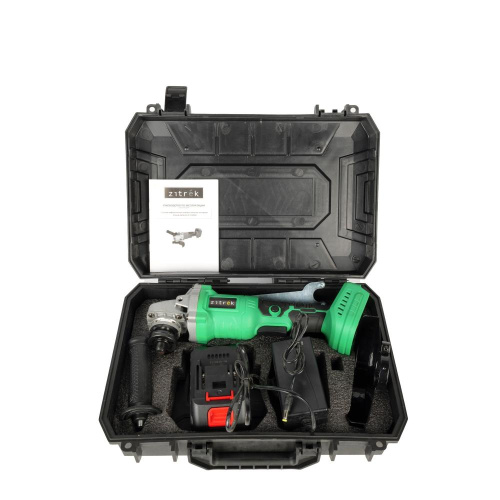 Углошлифовальная машина Zitrek ZKAG20-125 PRO (125мм, 20B, Li-Ion аккум. 4 Aч - 1шт, ЗУ, кейс) по ценам производителя в Москве с доставкой по всей России