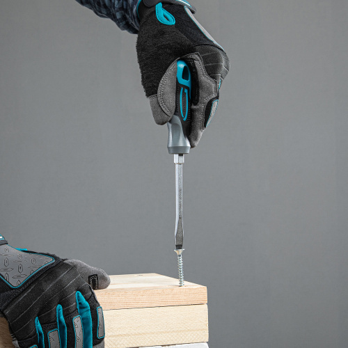 Отвертка SL5.5 x 100 мм, S2, трехкомпонентная рукоятка Gross по ценам производителя в Москве с доставкой по всей России